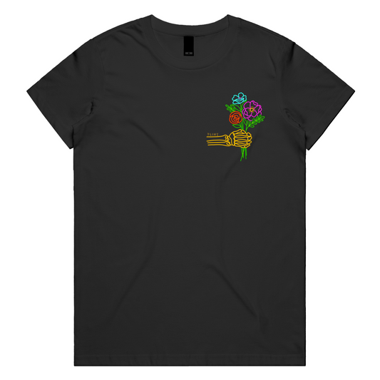 Sow Kindness, Reap Flowers Womens Tee